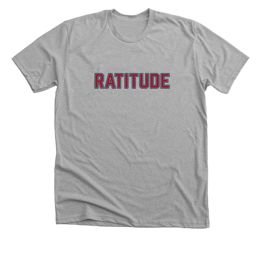 Potomac River Rats Fan Gear, a Athletic Heather Premium Unisex Tee