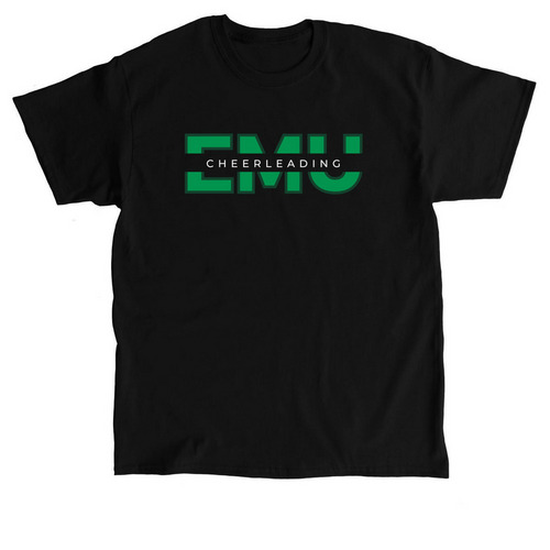 Eastern Michigan Cheerleading, a Black Classic Unisex Tee