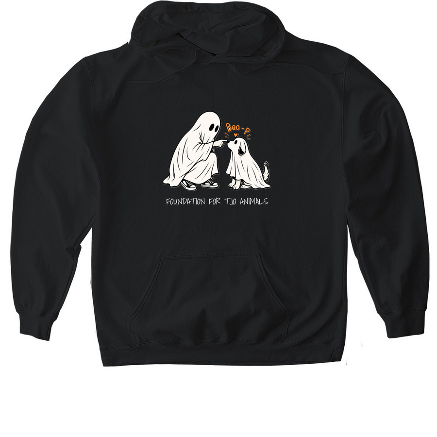 Boo-p Halloween Print!, a Black Gildan Softstyle Pullover Hoodie