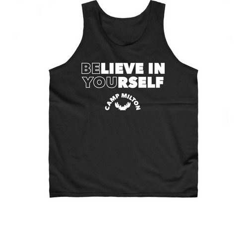 BElieve in YOUrself, a Black Classic Unisex Tank Top