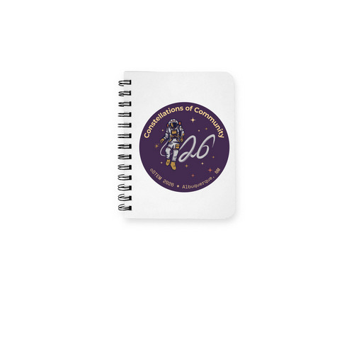 2026 Conference Notebooks, a White Spiral Notebook