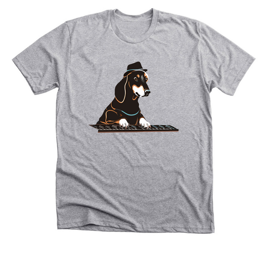 Swag The Keyboard Dog T-Shirt&nbsp;, a Athletic Heather Premium Unisex Tee