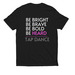 Boni's Tap Dance 'Be Heard' Apparel, a Deep Black Allmade Eco Triblend Unisex Tee