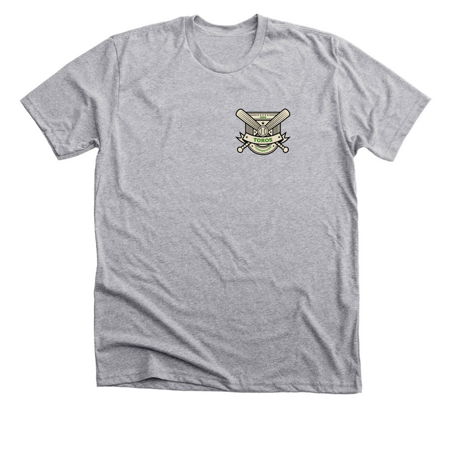 MH Toros 12U Cooperstown Fundraiser, a Athletic Heather Premium Unisex Tee