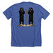 Guardian of the Andes, a Solid True Royal Premium Unisex Tee (back-view)