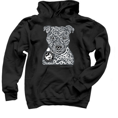 Proud Pitbull!, a Black Pullover Hoodie