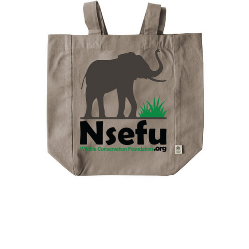 Tot Bag w/ Logo, a Pumice Recycled Cotton Tote Bag