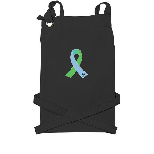 9p Apron, a Black Cotton Canvas Pocket Apron