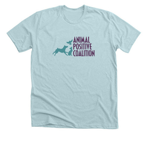 2-Color (APC) Logo - light, a Heather Ice Blue Premium Unisex Tee