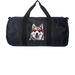 Cool Moot, a Black Camo Day Tripper Duffel Bag