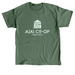 Alki Co-op Adult Shirt, a Military Green Classic Unisex Tee
