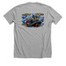 SFRC-swag, a Athletic Heather Premium Unisex Tee (back-view)