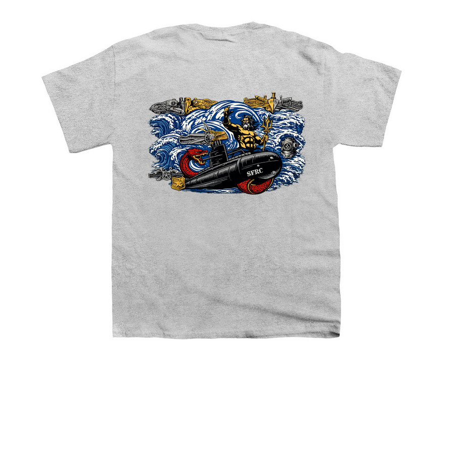 SFRC-swag, a Sport Grey Youth Unisex Tee (back-view)