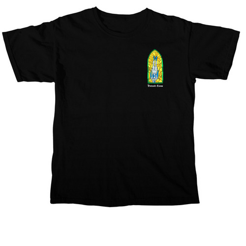Saint Brown Upside Down, a Black Comfort Colors Unisex Tee