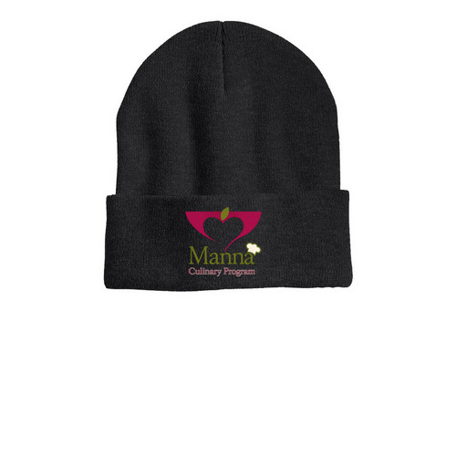 Culinay Beanies, a Heather Charcoal Printed Cuffed Beanie