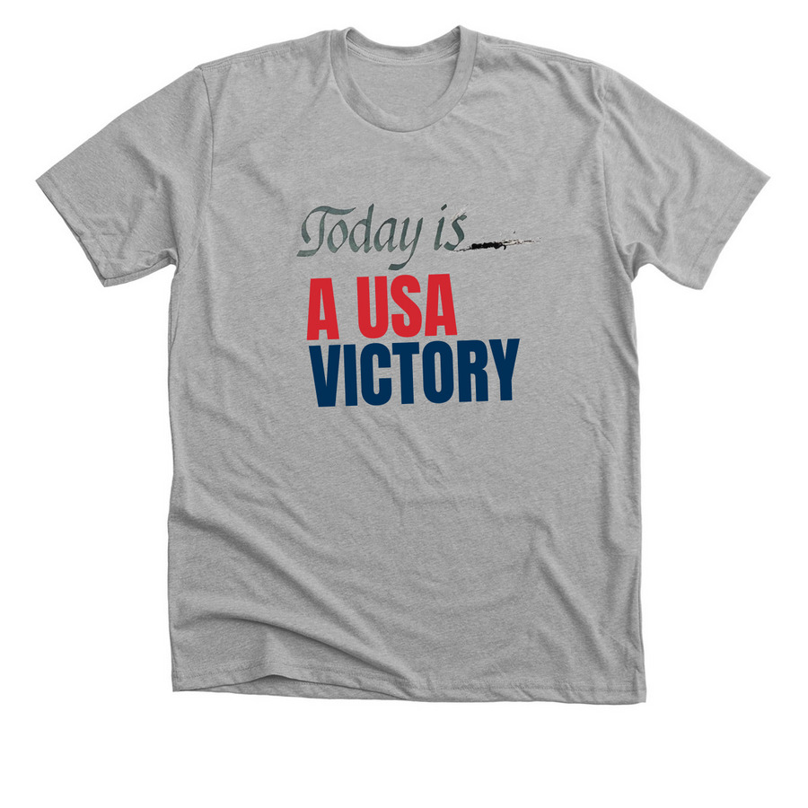 Today is?, a Athletic Heather Premium Unisex Tee