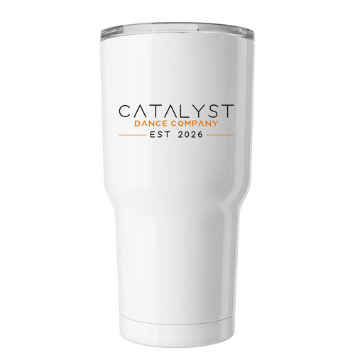 Catalyst Dance Company Tumbler, a White Insulated Tumbler
