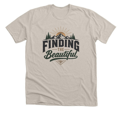 Finding the Beautiful (part 2), a Heather Dust Premium Unisex Tee