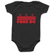 Free DC Babies - Red, a Black Infant Onesie