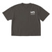 WTS Boxy Tee, White Logo, a Pepper Comfort Colors Boxy Tee