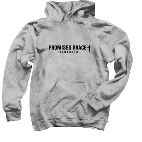 Promised Grace hoodie&nbsp;, a Sport Grey Pullover Hoodie