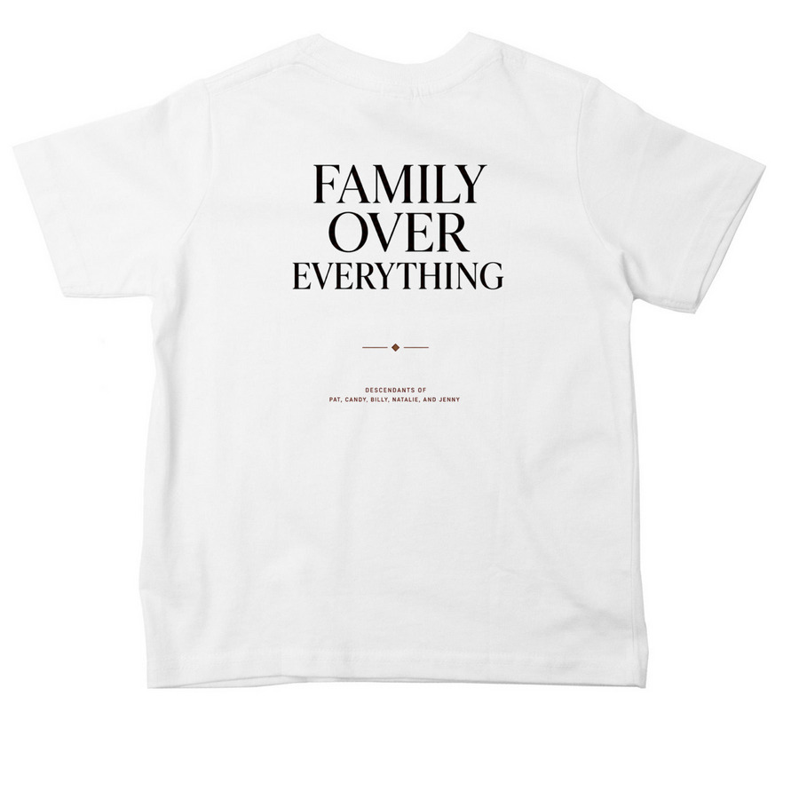 Inaugural Family Reunion Toddler Shirt, a White Toddler Tee (back-view)