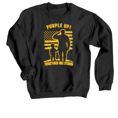 2026 Middle School Division | Light Logo, a Black Crewneck Sweatshirt