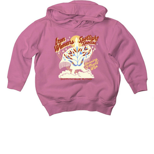Toddler - Iron Women&nbsp;, a Raspberry Toddler Pullover Hoodie