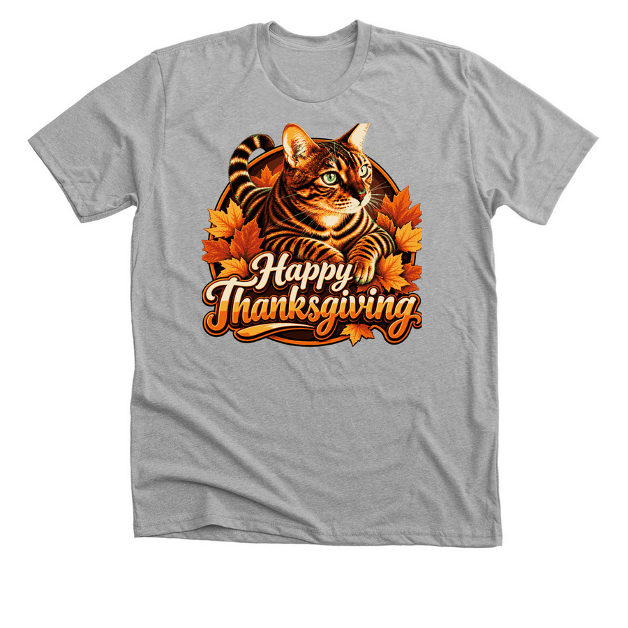 Happy thanksgiving&nbsp;, a Athletic Heather Premium Unisex Tee