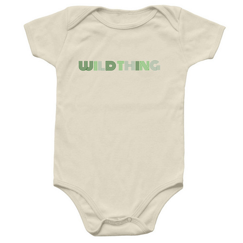 Wild Thing Onesie, a Natural Infant Onesie