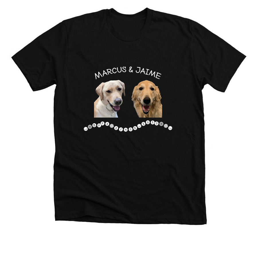 BFF Era, a Solid Black Blend Premium Unisex Tee
