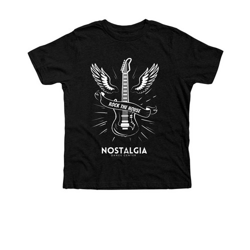 2026 Spring Recital Tee, a Black Heather Premium Youth Tee