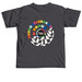 Neurodivergent & Proud, a Graphite Comfort Colors Unisex Tee (back-view)