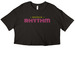 Rooted in Rhythm, a Black Women?s Cropped Cotton Tee