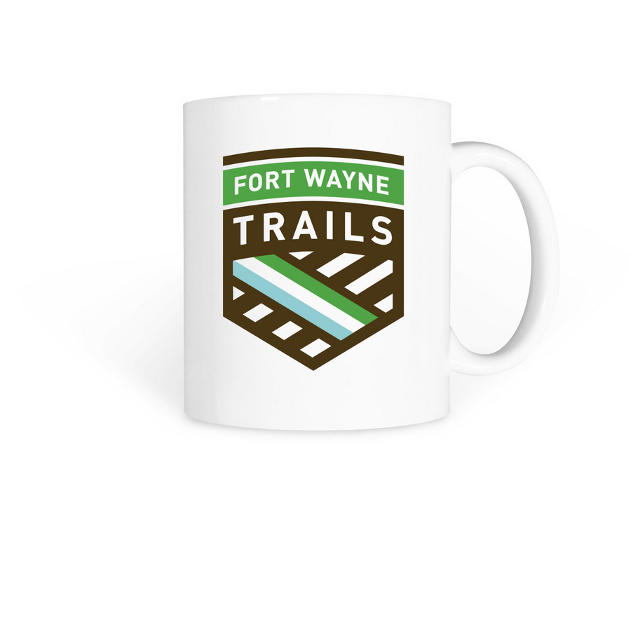Fort Wayne Trails Coffee Mug, a White Coffee Mug