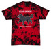 Belgian Shepherd (emo version), a Black/ Red Crystal Tie Dye Tee