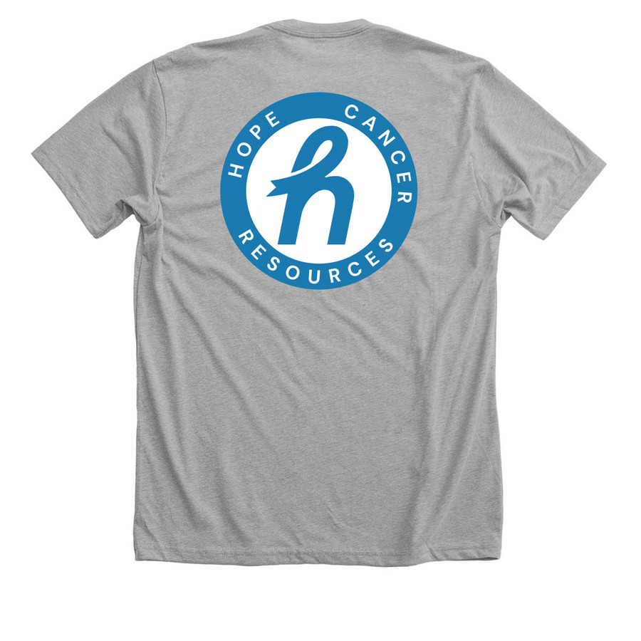 HCR Logo&nbsp;, a Athletic Heather Premium Unisex Tee (back-view)