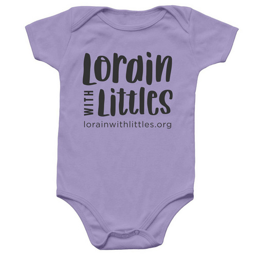 LwL Classic Logo (Onesie), a Lavender Infant Onesie