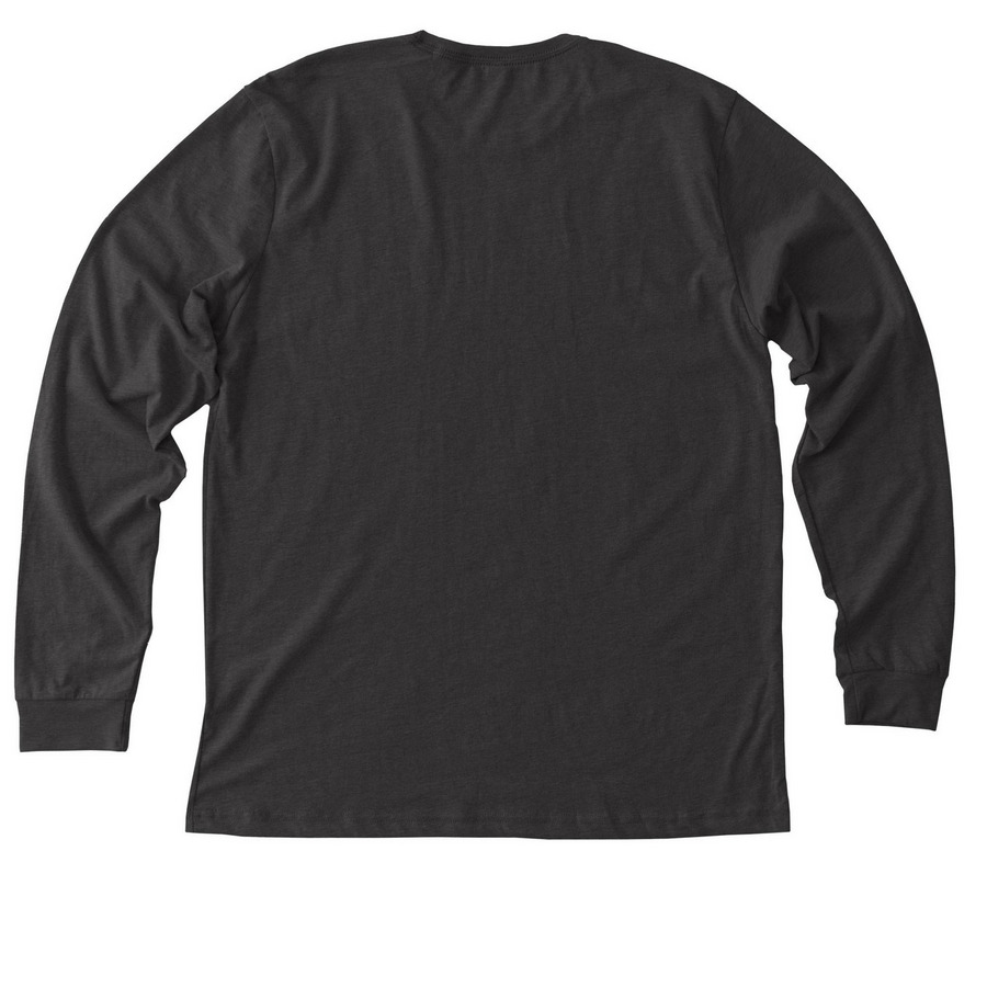 Human Rights Adult and Youth (2-sided), a Dark Grey Heather Premium Long Sleeve Tee (back-view)