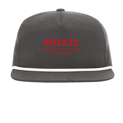 Snapback Hats, a Charcoal/ White Printed Umpqua Snapback Cap