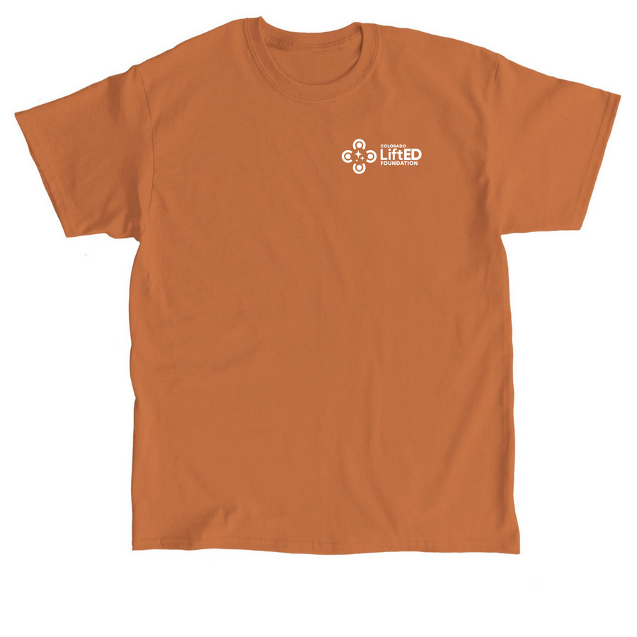 White Logo w/ Tag Line, a Texas Orange Classic Unisex Tee