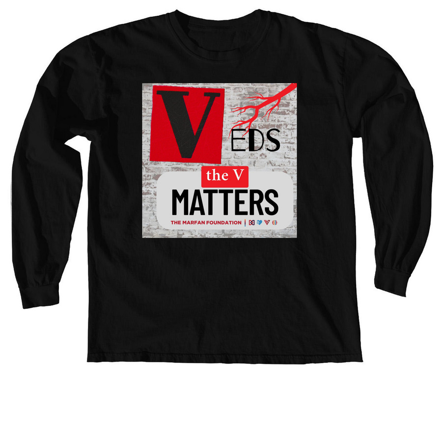 #TheVMatters, a Black Comfort Colors Long Sleeve Tee