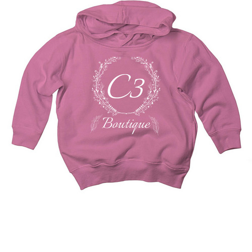 C3 Boutique Apparel- Toddler, a Raspberry Toddler Pullover Hoodie