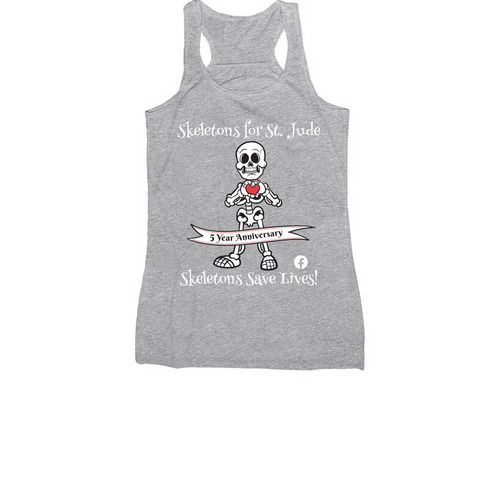 5 Year Anniversary, a Athletic Heather Women's Racerback