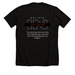 Believe in yourself campaign&nbsp;, a Solid Black Blend Premium Unisex Tee (back-view)