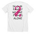 AHC- NO ONE FIGHT ALONE Tee, a Solid White Blend Premium Unisex Tee (back-view)