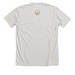 TRAC 3&nbsp;, a Heather Cement Premium Unisex Tee (back-view)