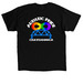 Does This Make Me Look Autistic, a Black Classic Unisex Tee (back-view)