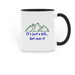 Drink up! Breakthrough T1D Ride, a Black Two-Tone Ceramic Mug