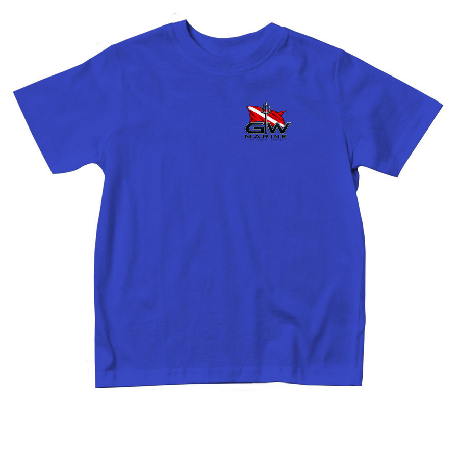 Baby Spear, a Royal Blue Toddler Tee